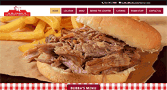 Desktop Screenshot of bubbasbarbecue.com